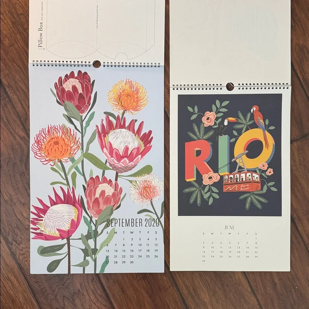 Set of 2 Past Year Calendars - Picture 3 of 4